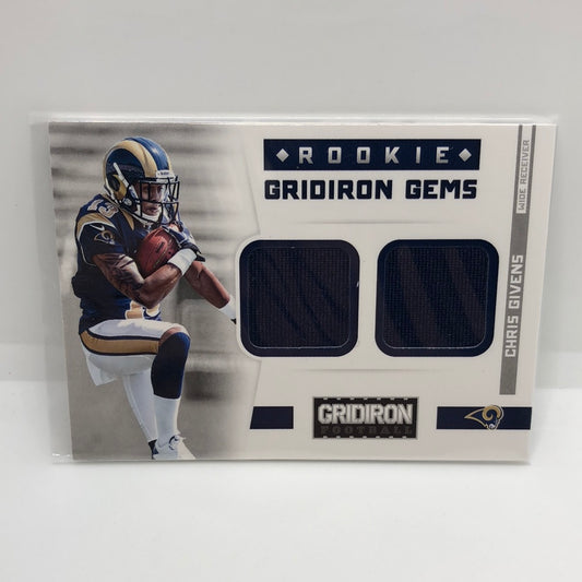 Chris Givens 2012 Gridiron Gems Jsy /249