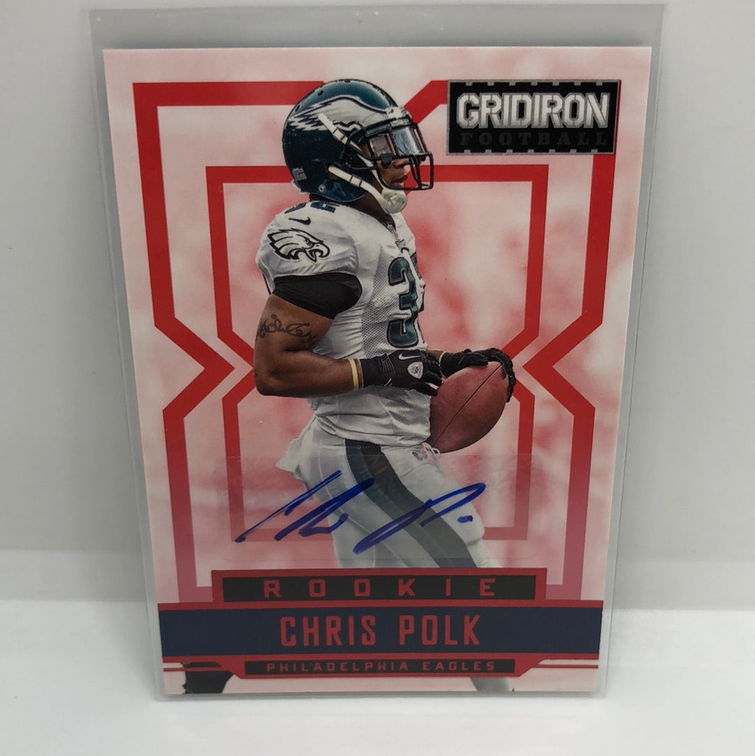 Chris Polk 2012 Gridiron Rc Auto /499