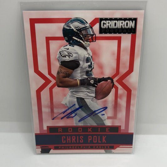Chris Polk 2012 Gridiron Rc Auto /499