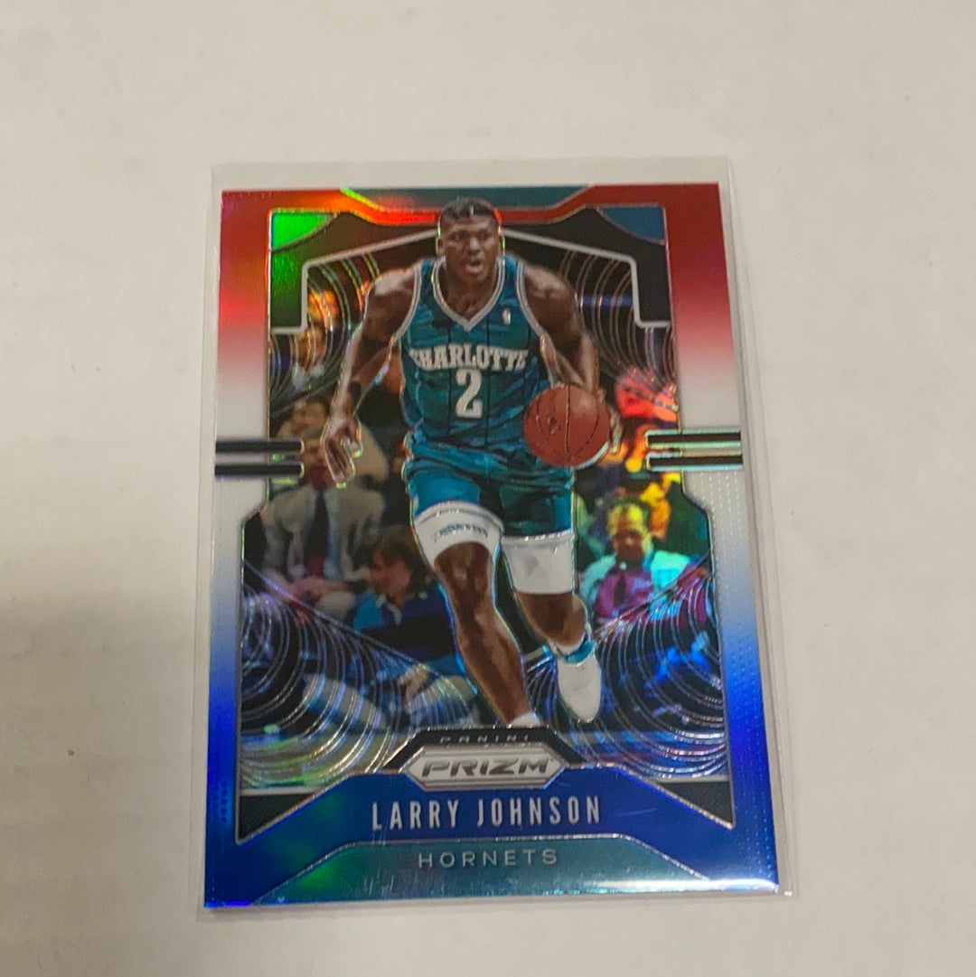 Larry Johnson  2019 Panini Prizm Red White Blue