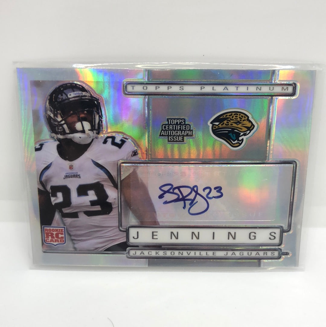 Rashad Jennings 2009 Platinum Auto /1050
