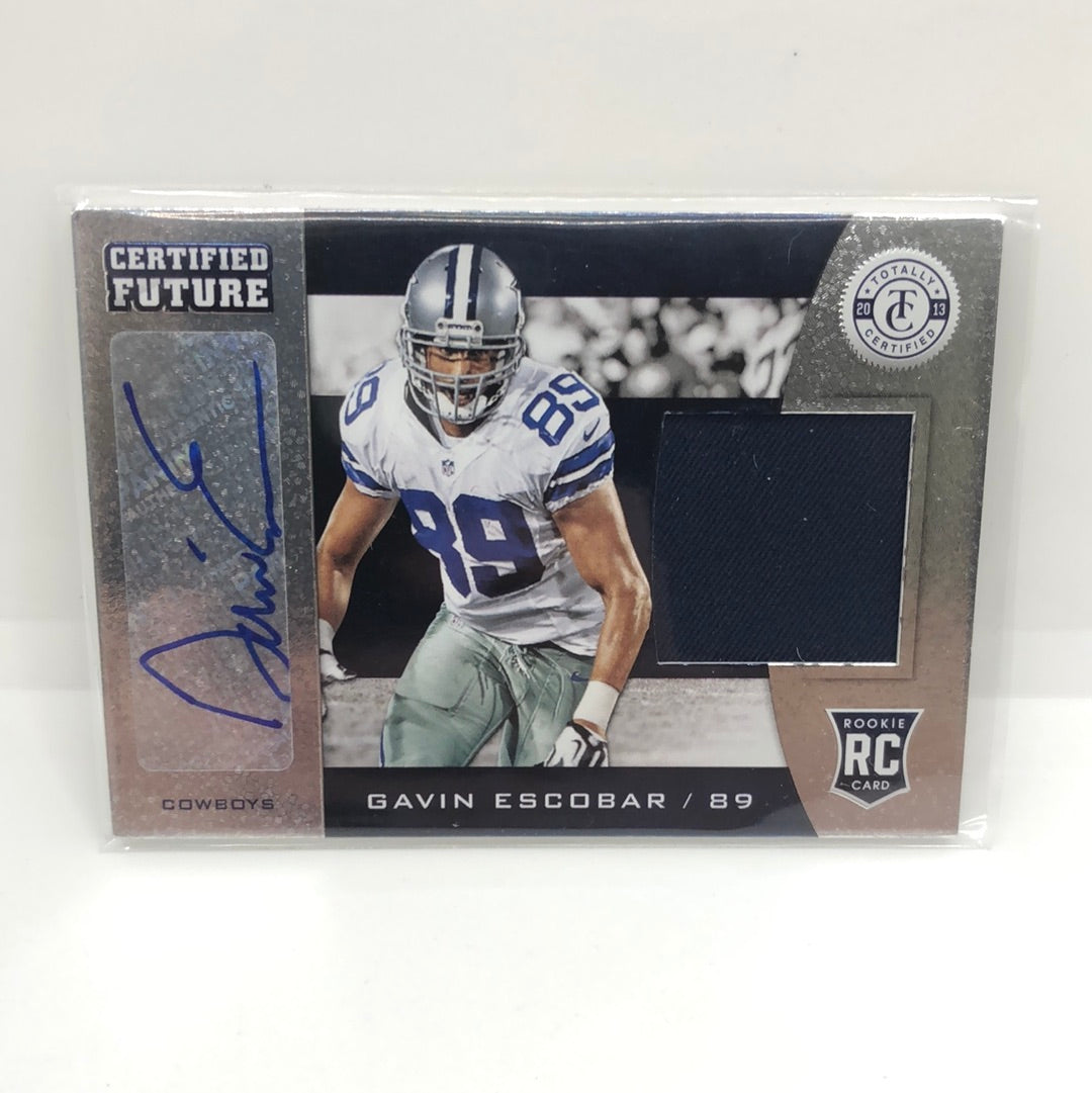 Gavin Escobar 2013 Totally Certified Rc Jsy Auto /149