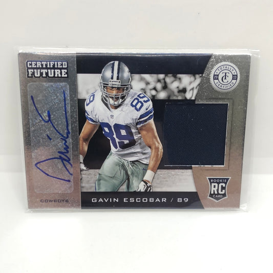 Gavin Escobar 2013 Totally Certified Rc Jsy Auto /149