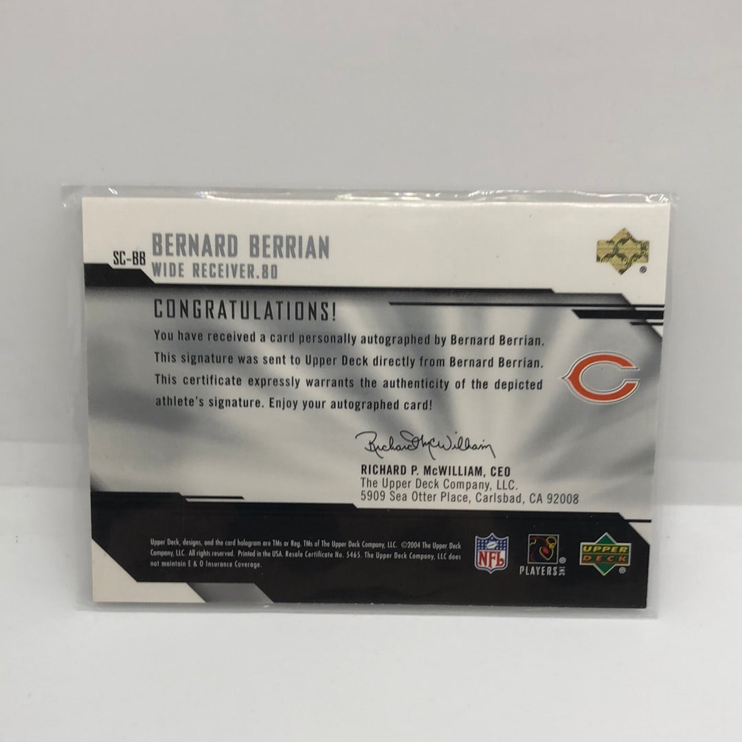 Bernard Berrian 2004 UD Auto
