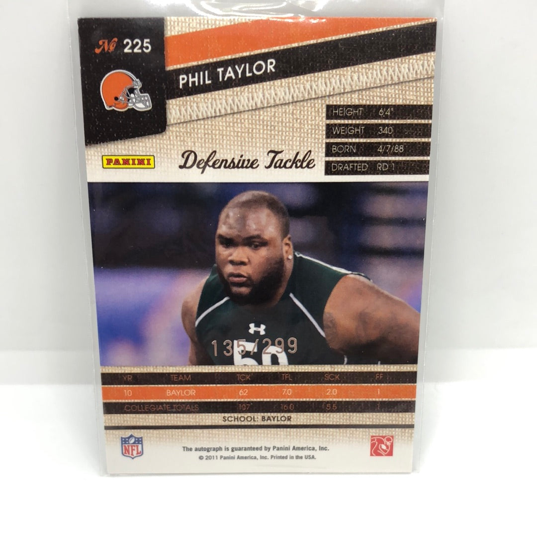 Phil Taylor 2011 Threads Rc Auto /299