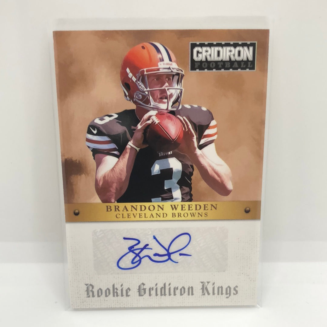 Brandon Weeden 2012 Gridiron Rc Auto /99