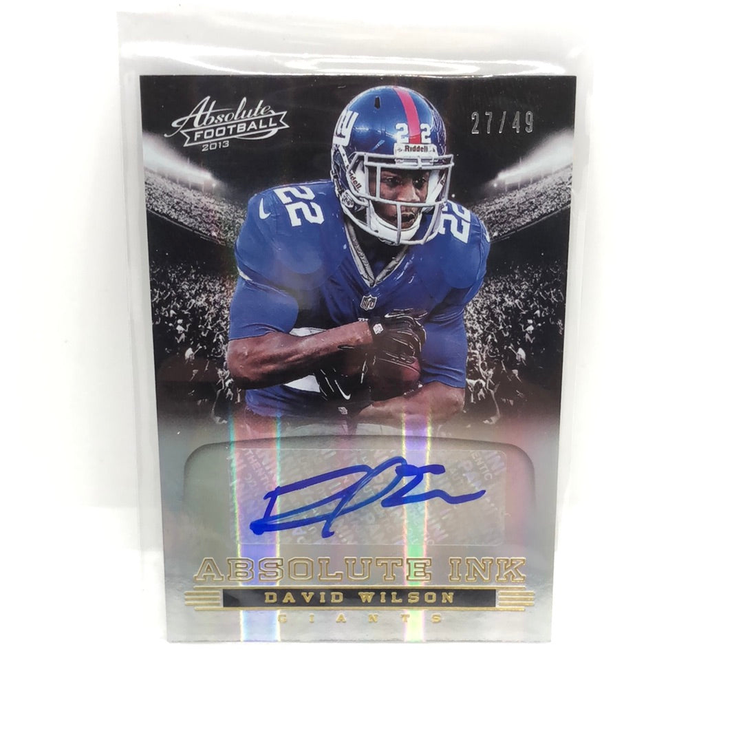 David Wilson 2013 Absolute Ink Auto /49
