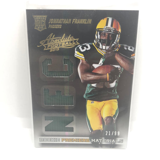 Johnathan Franklin 2013 Absolute RPM Jsy /99