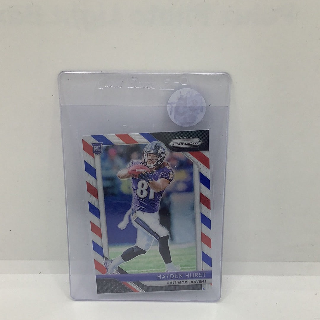 2018 Prizm Hayden Hurst RC RWB