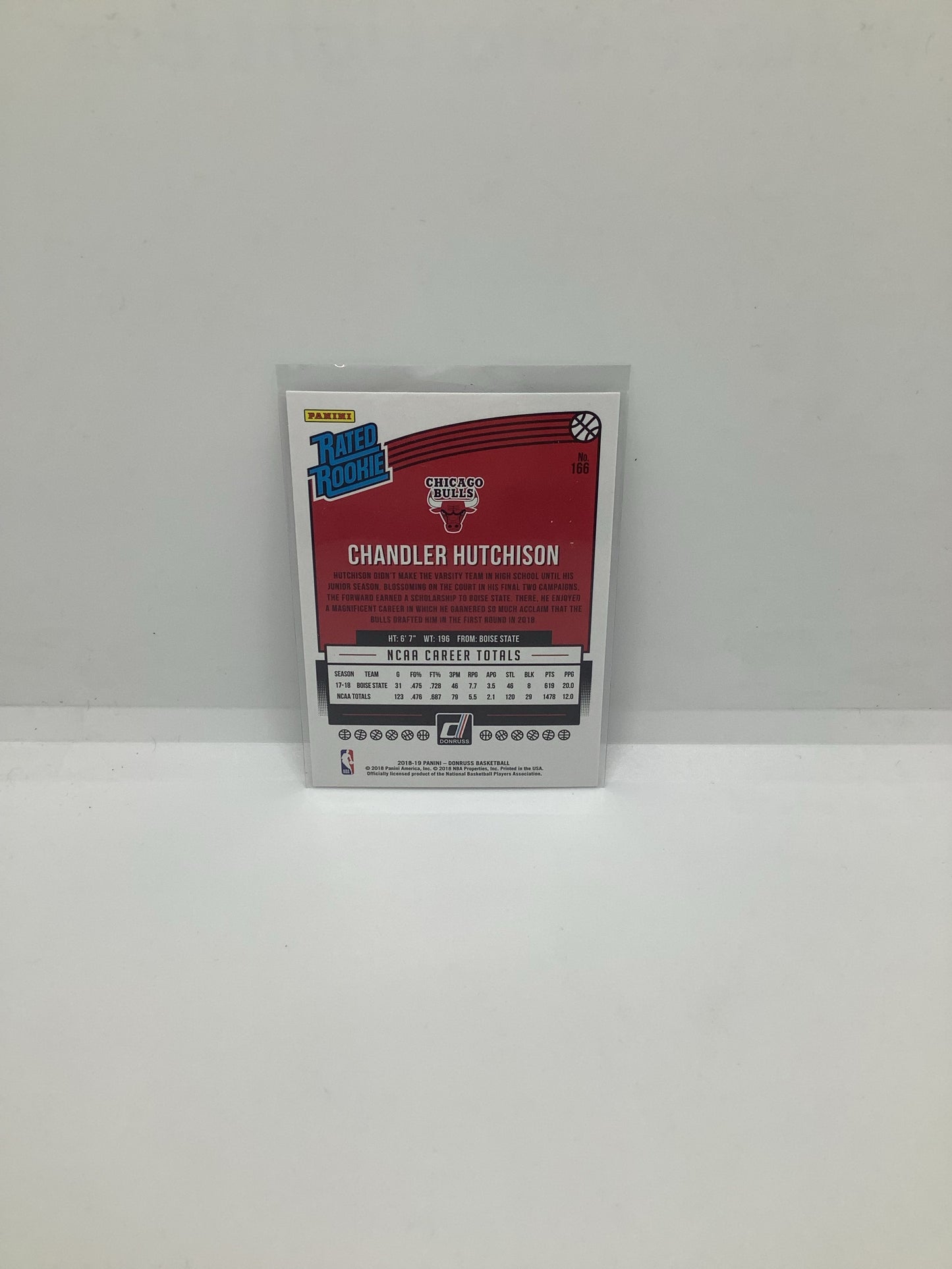 2018-19 Donruss Chandler Hutchinson RC