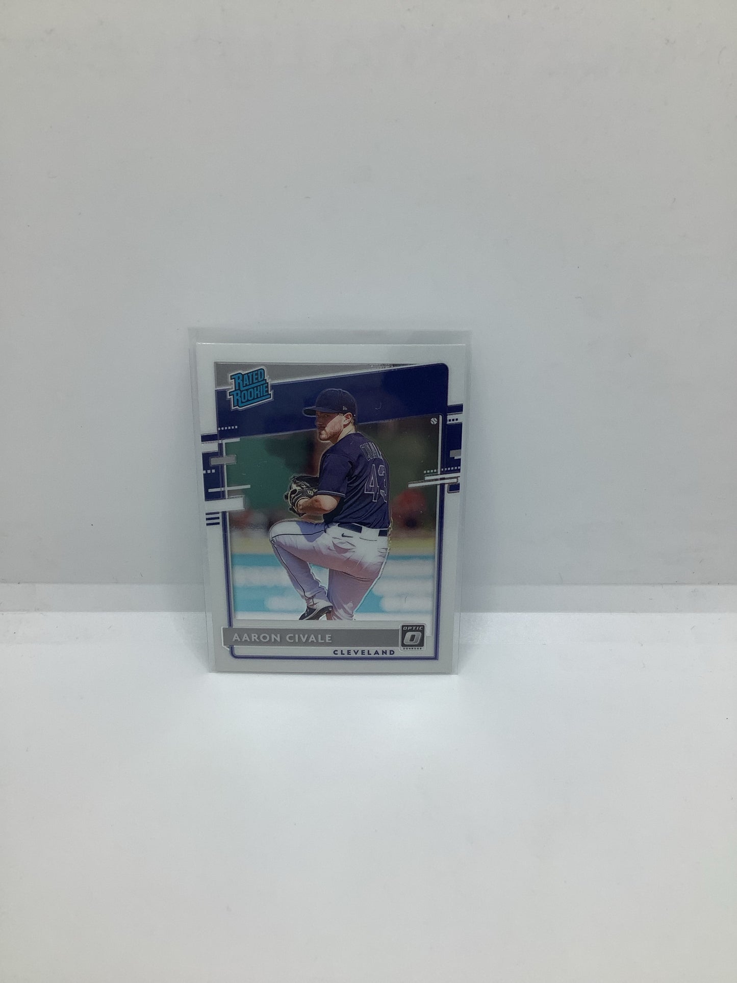 2020 Donruss Optic Aaron Civale RC Blue