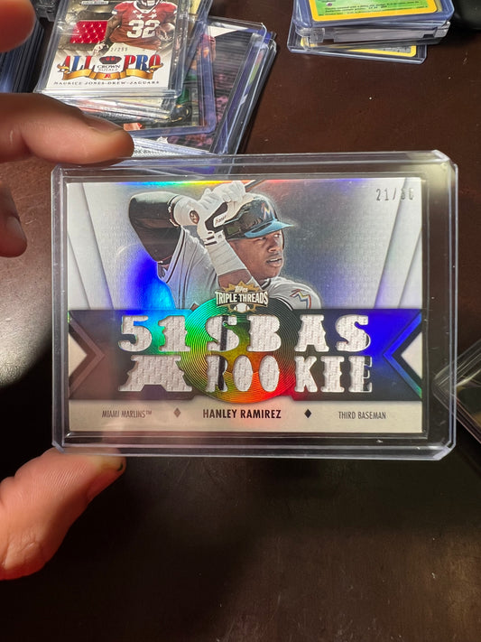 2014 Triple Threads Hanley Ramirez 51 SB As A Rookie /36