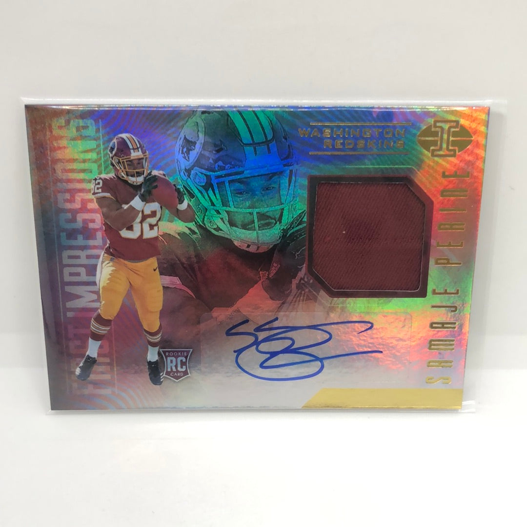 Samaje Perine 2017 Illusions Rc Jsy Auto