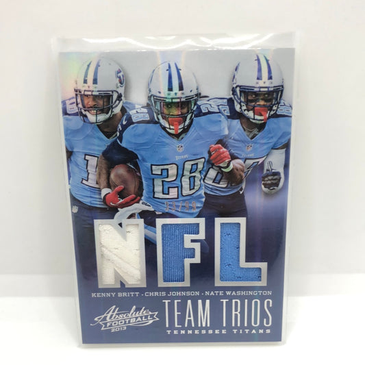 Titans Team Trios Jsy /99 (Johnson, Britt, Washington)