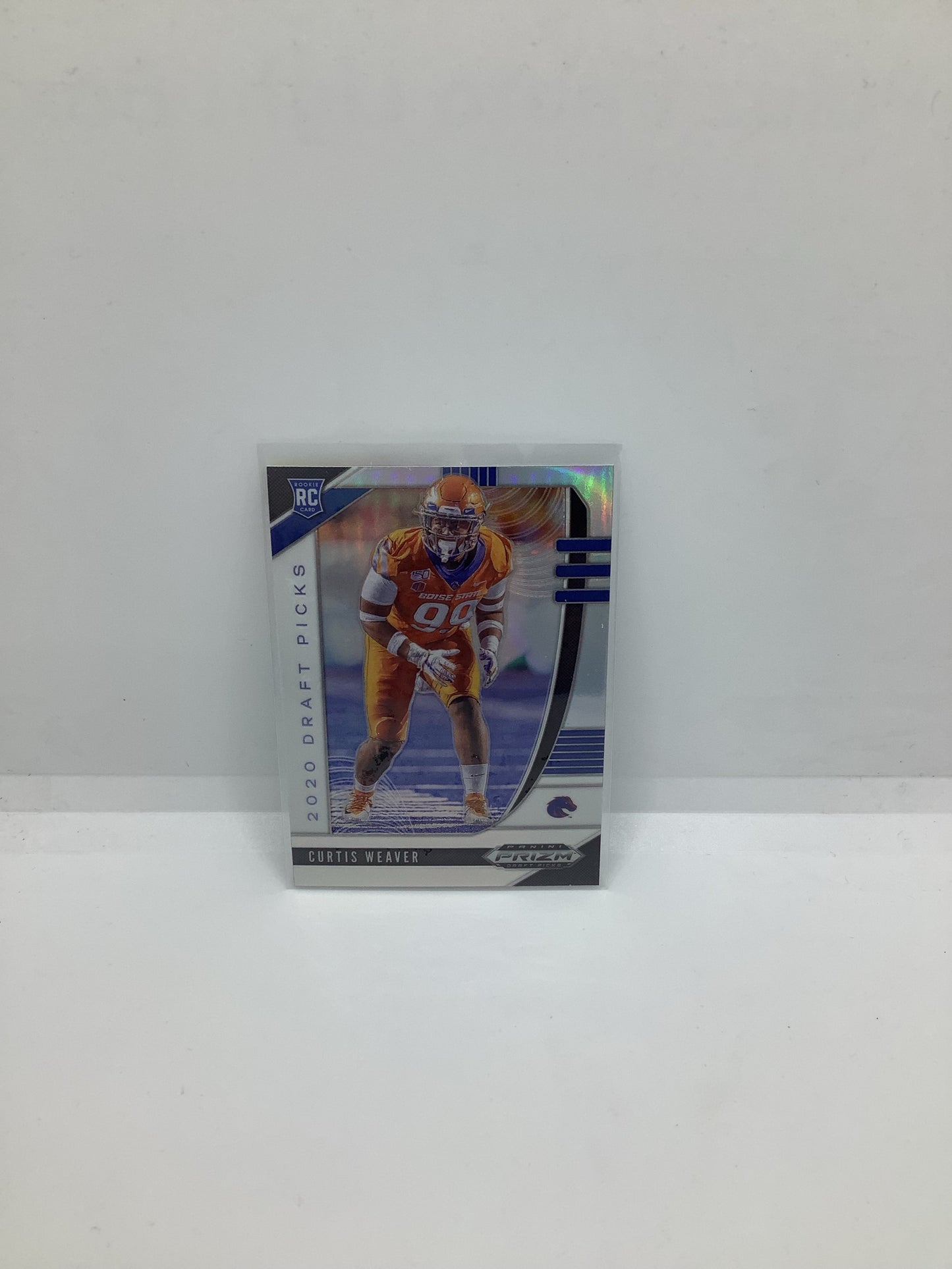 2020; Prizm Draft Picks Curtis Weaver RC Blue Holo