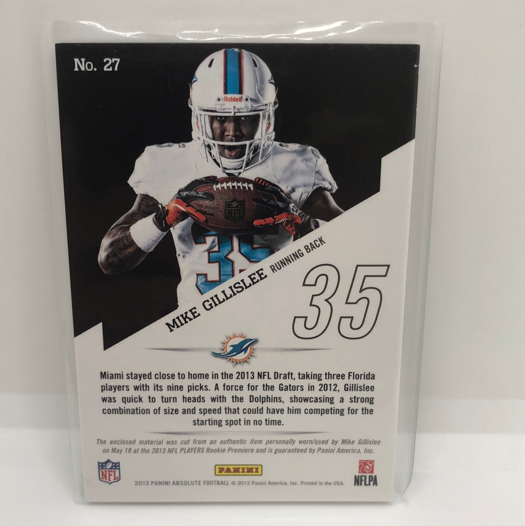 Mike Gillislee 2013 Absolute Leather and Laces /25