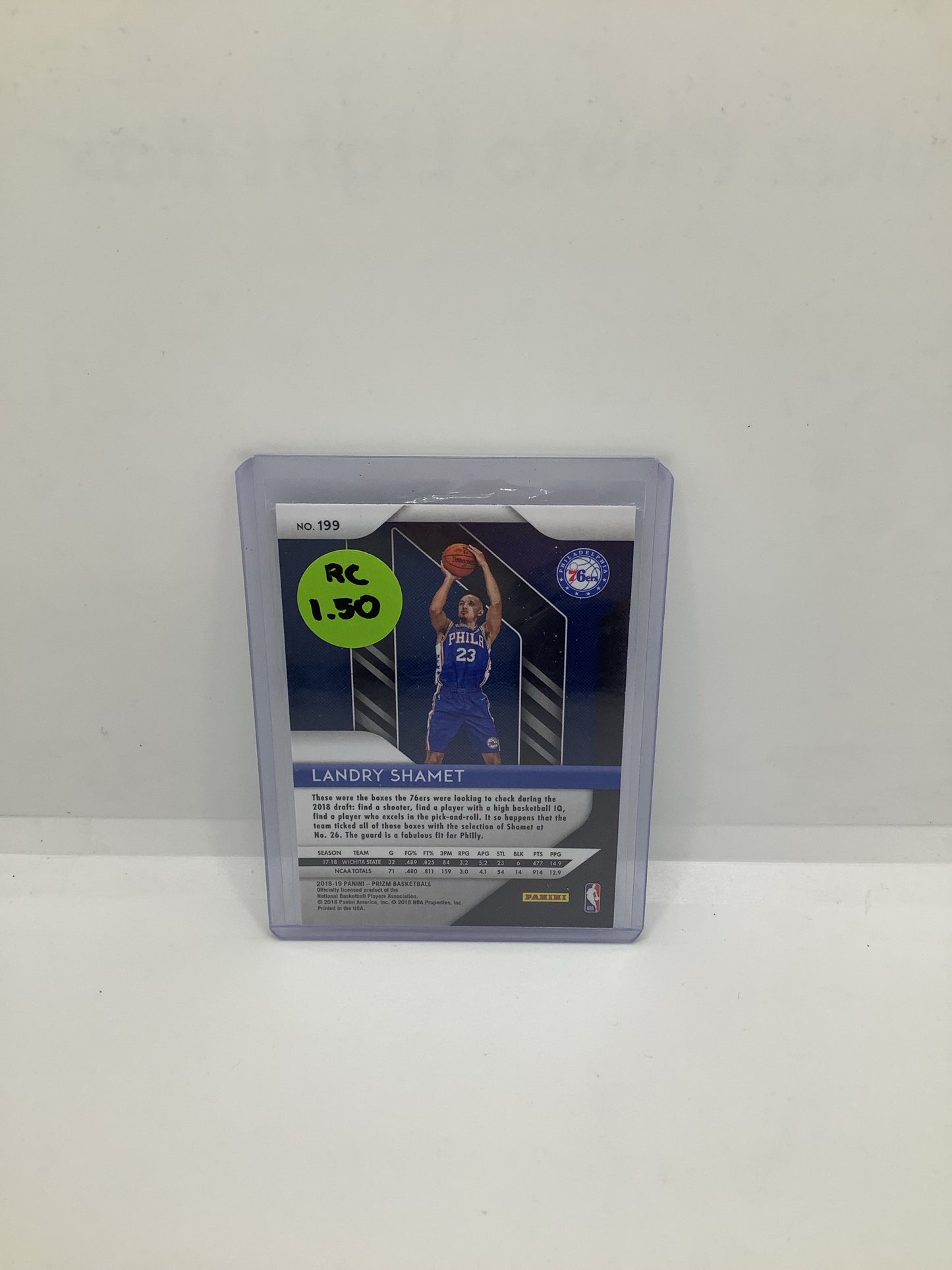 2018-19 Prizm Landry Shamet RC Silver